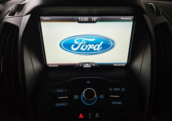 Ford Kuga cena 58900 przebieg: 159029, rok produkcji 2015 z Olsztynek małe 529